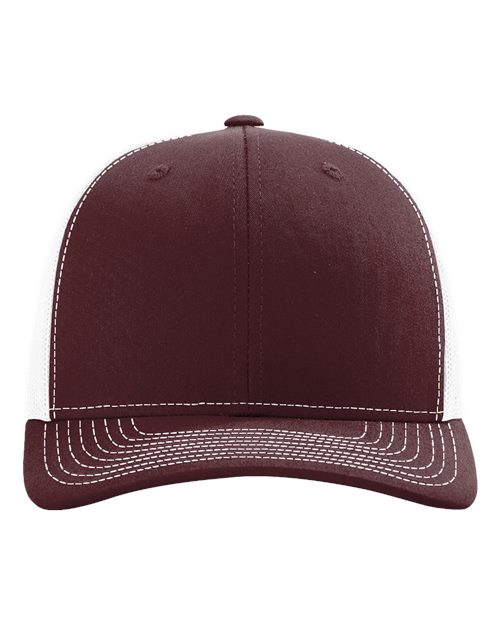 112 - Maroon/ White