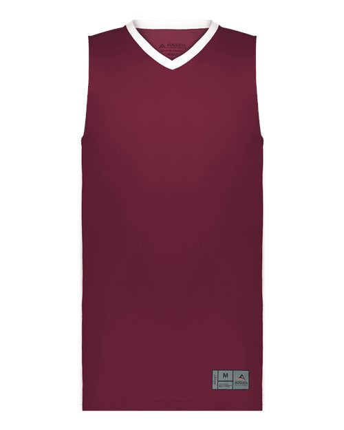 6887 - Maroon/ White