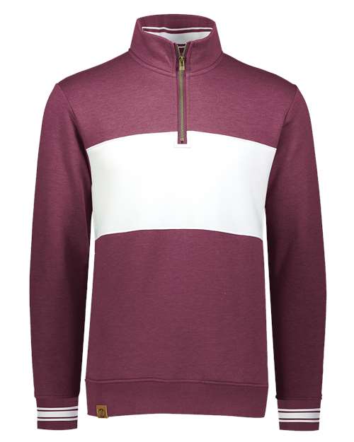 229565 - Maroon Heather/ White