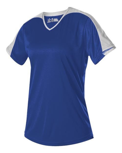 558VW - Royal/ White