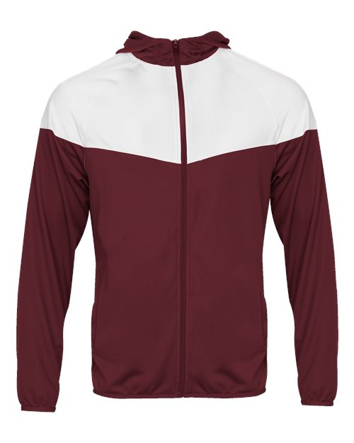 2722 - Maroon/ White