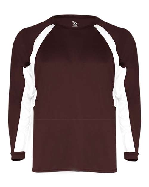2154 - Maroon/ White
