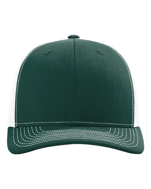 112 - Dark Green/ White