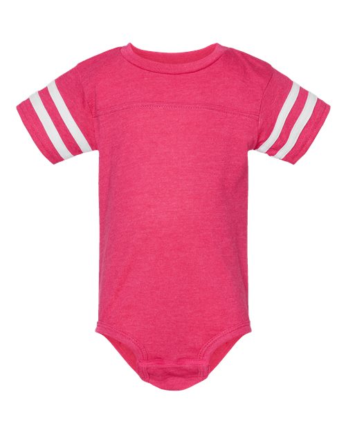 4437 - Vintage Hot Pink/ White