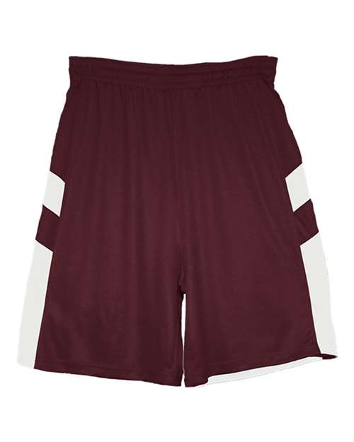 2266 - Maroon/ White