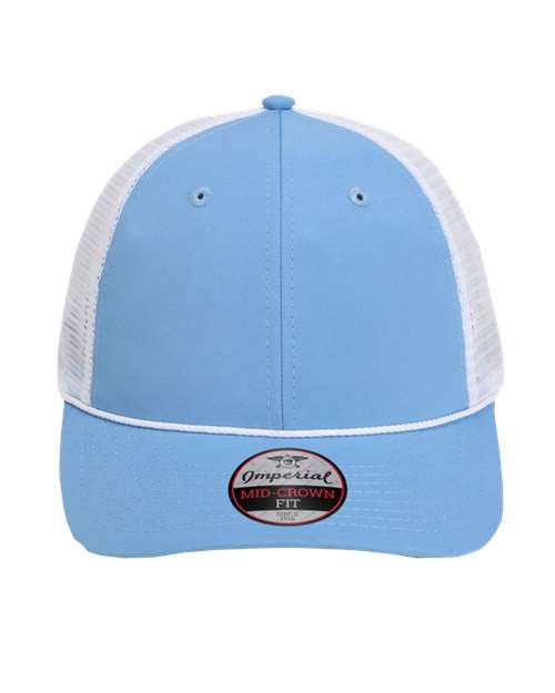 7055 - Powder Blue/ White