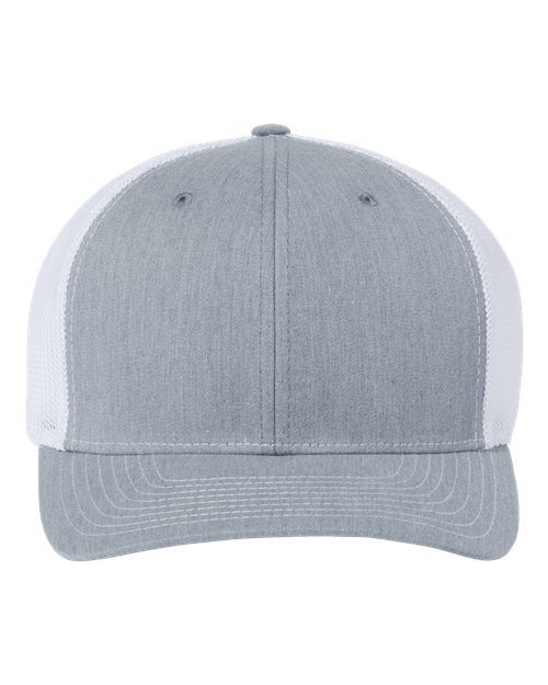 112PL - Heather Grey/ White