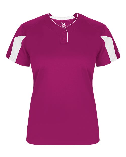 6176 - Hot Pink/ White
