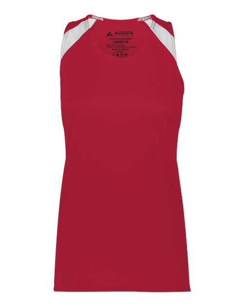 348 - Scarlet/ White