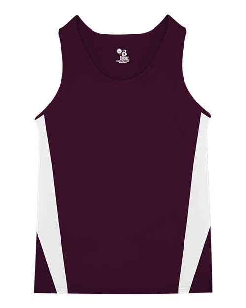 2667 - Maroon/ White