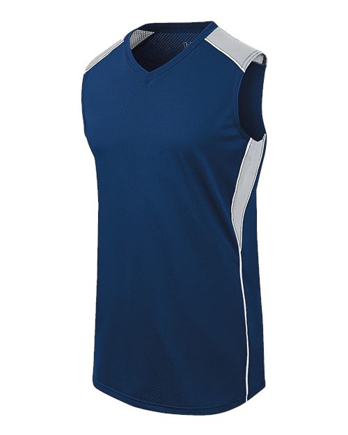 312163 - Navy/ Silver Grey/ White