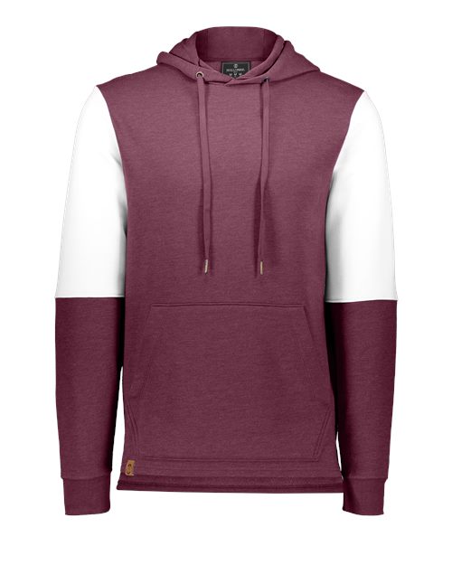 222581 - Maroon Heather/ White